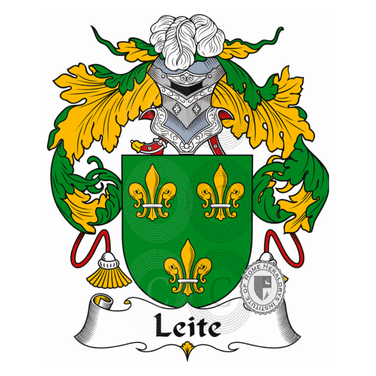 Coat of arms of familyLeite