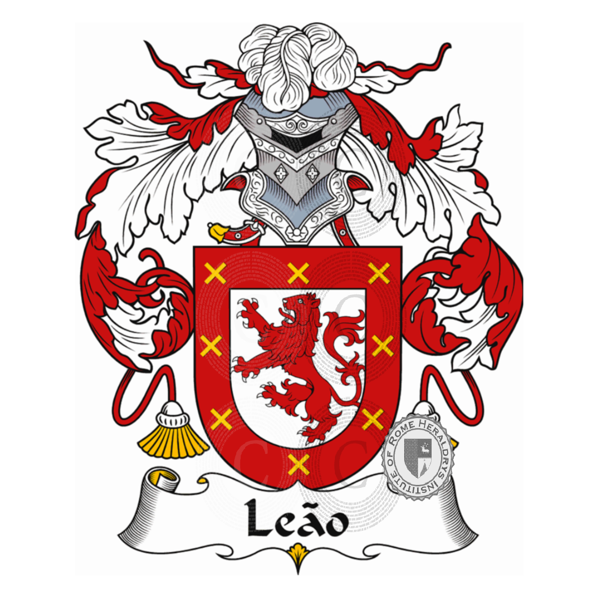 Coat of arms of familyLeão