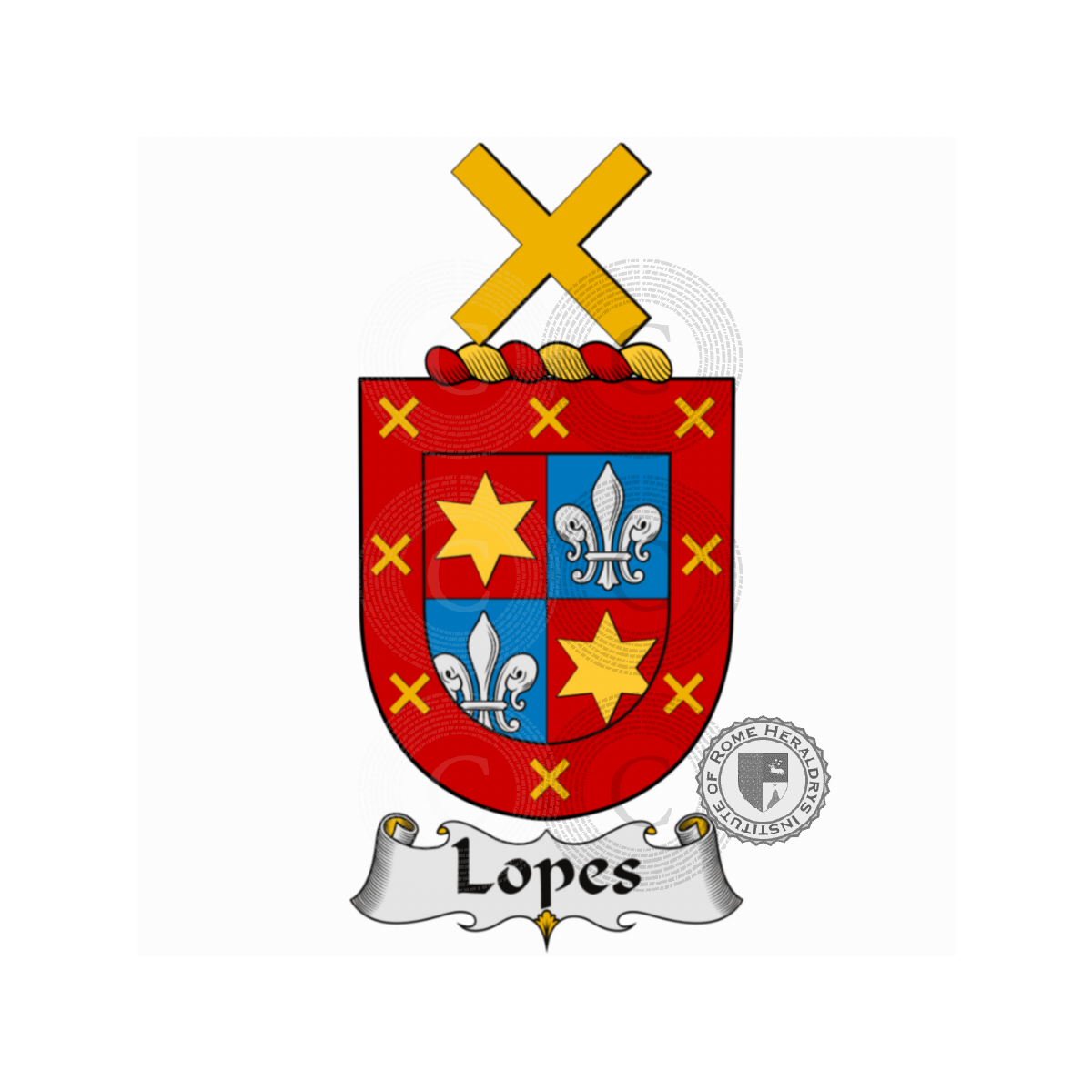 Coat of arms of familyLopes