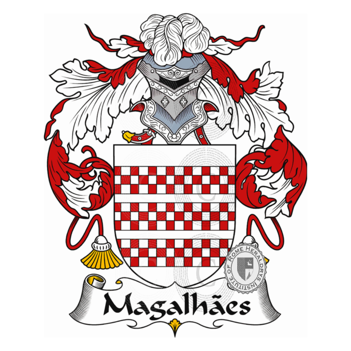 Coat of arms of familyMagalhães