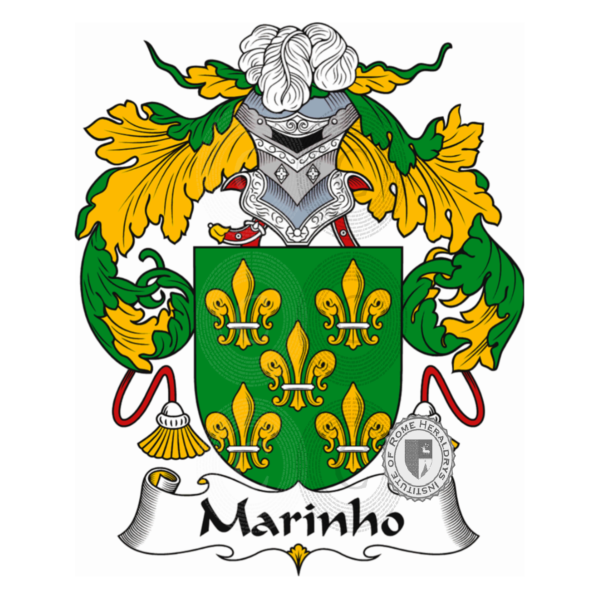 Coat of arms of familyMarinho, Marinha,Marinhos