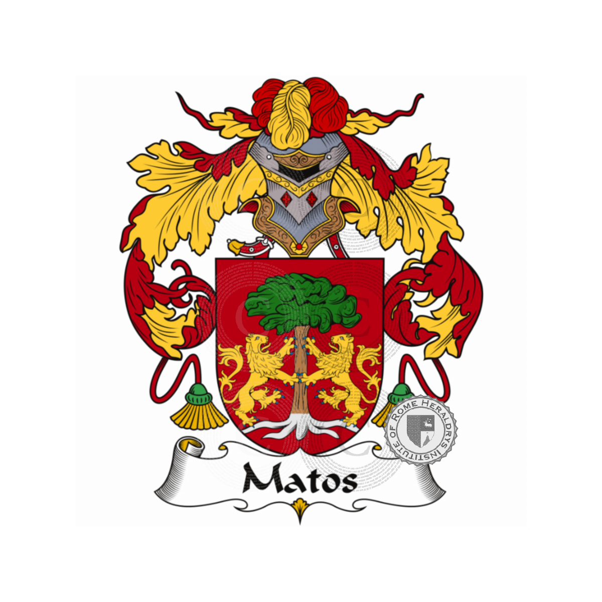 Coat of arms of familyMatos, Mattos