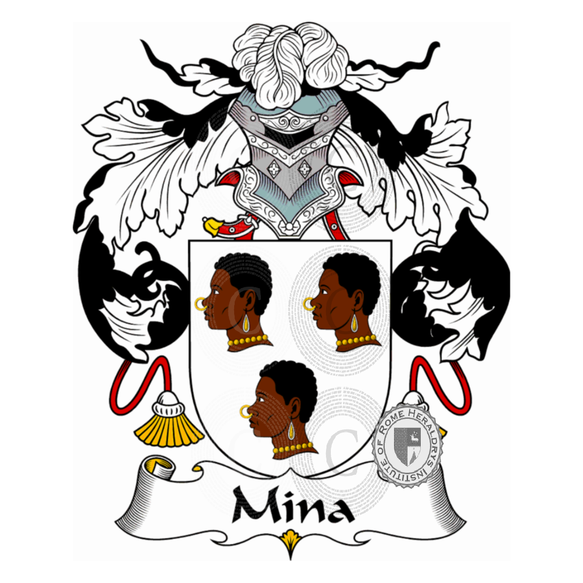 Wappen der FamilieMina