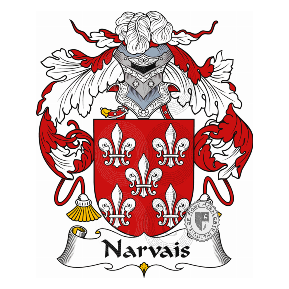 Coat of arms of familyNarvais