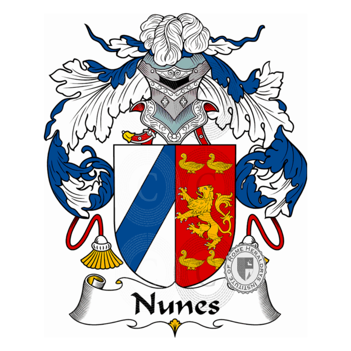 Coat of arms of familyNunes