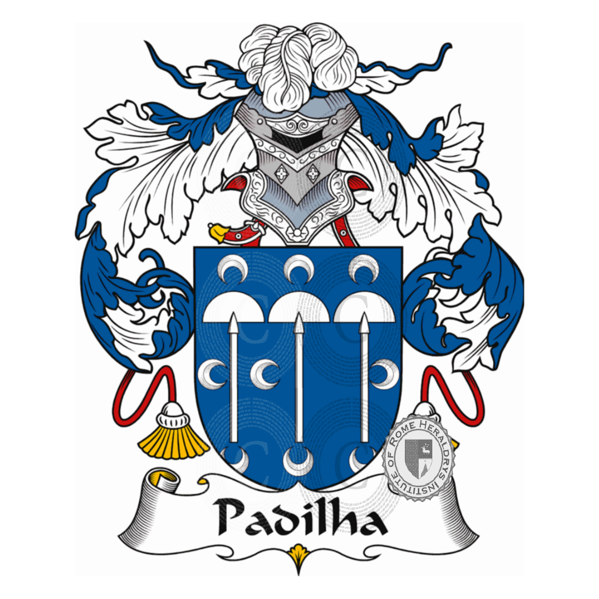 Coat of arms of familyPadilha