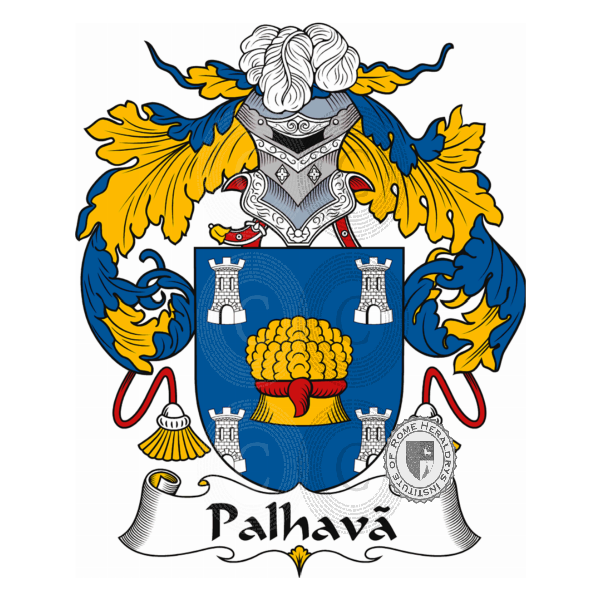 Coat of arms of familyPalhavã