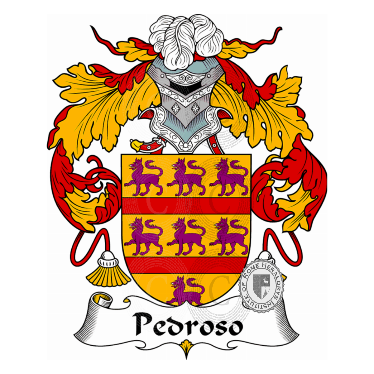 Coat of arms of familyPedroso