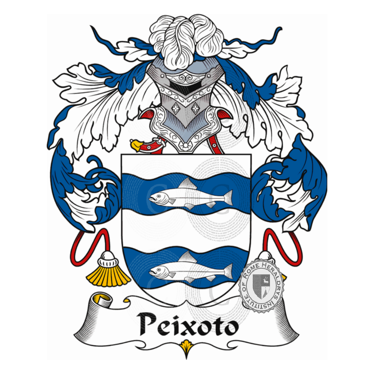 Coat of arms of familyPeixoto, Peixinho