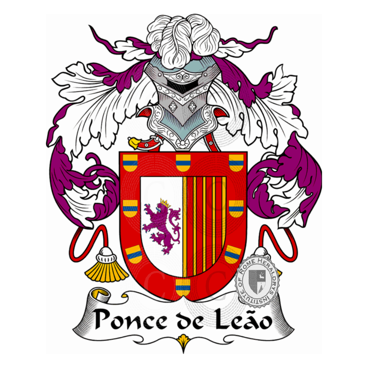 Coat of arms of familyPonce de Leão