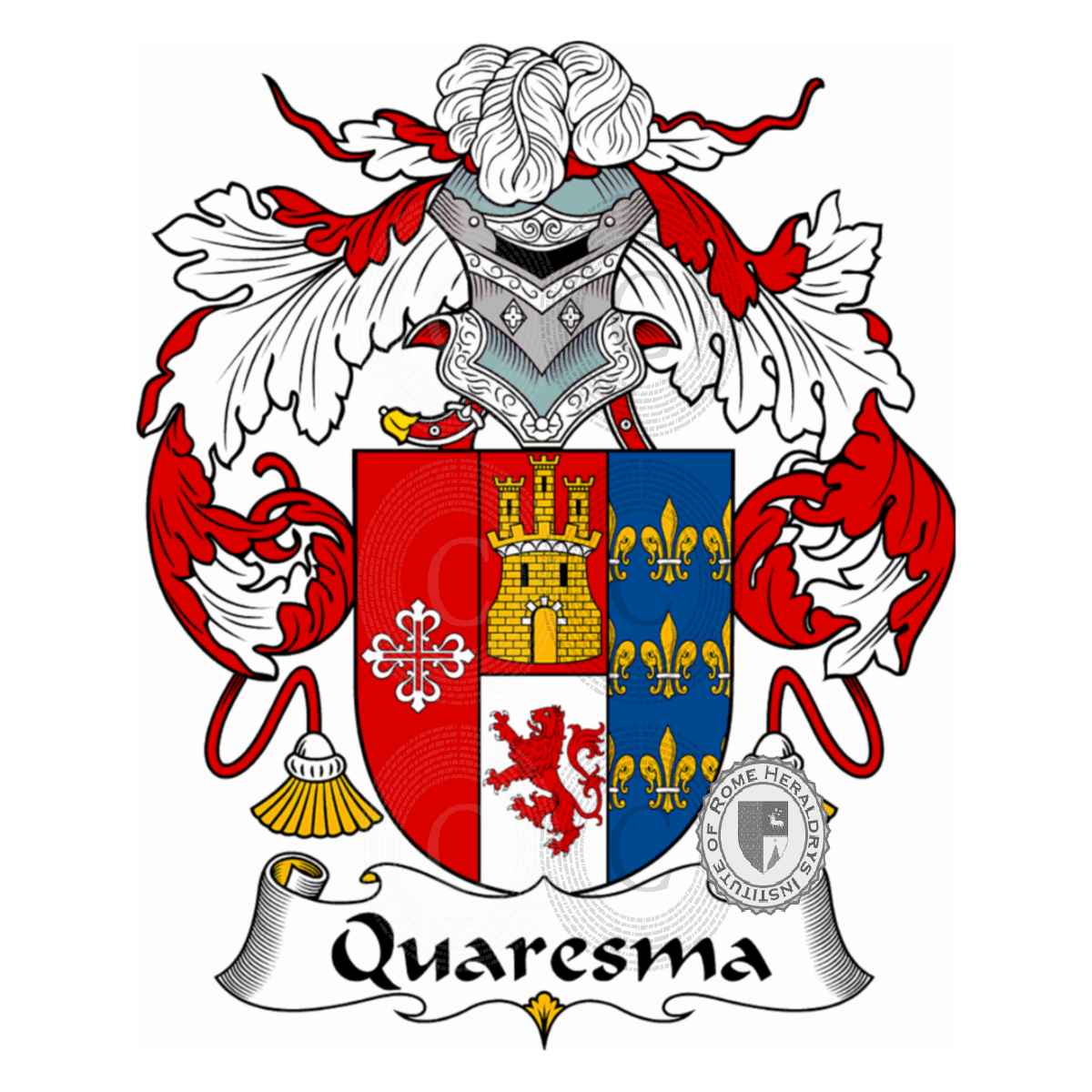 Coat of arms of familyQuaresma