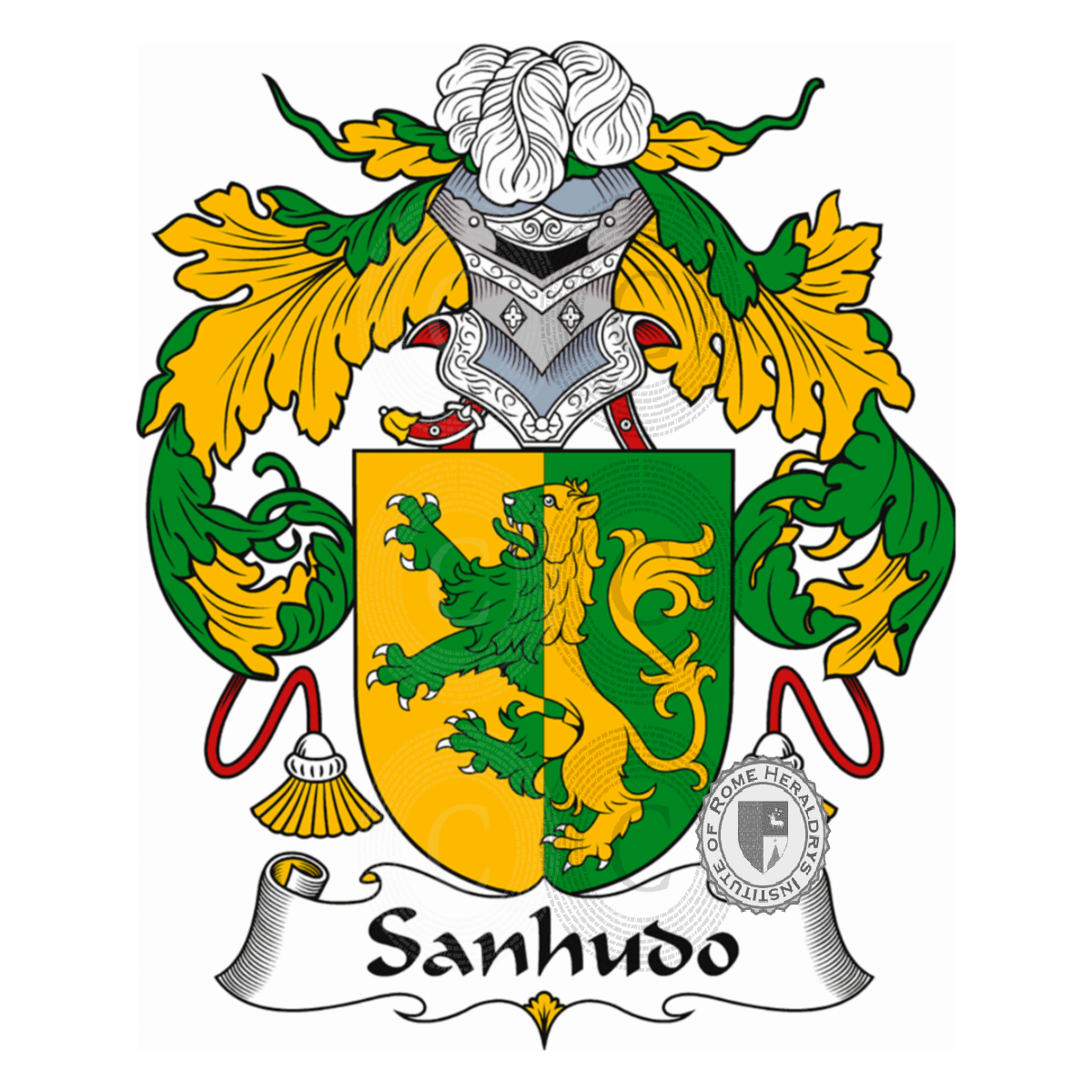 Escudo de la familiaSanhudo