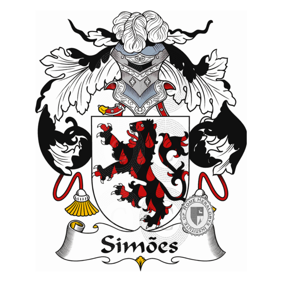 Escudo de la familiaSimões, Simoes