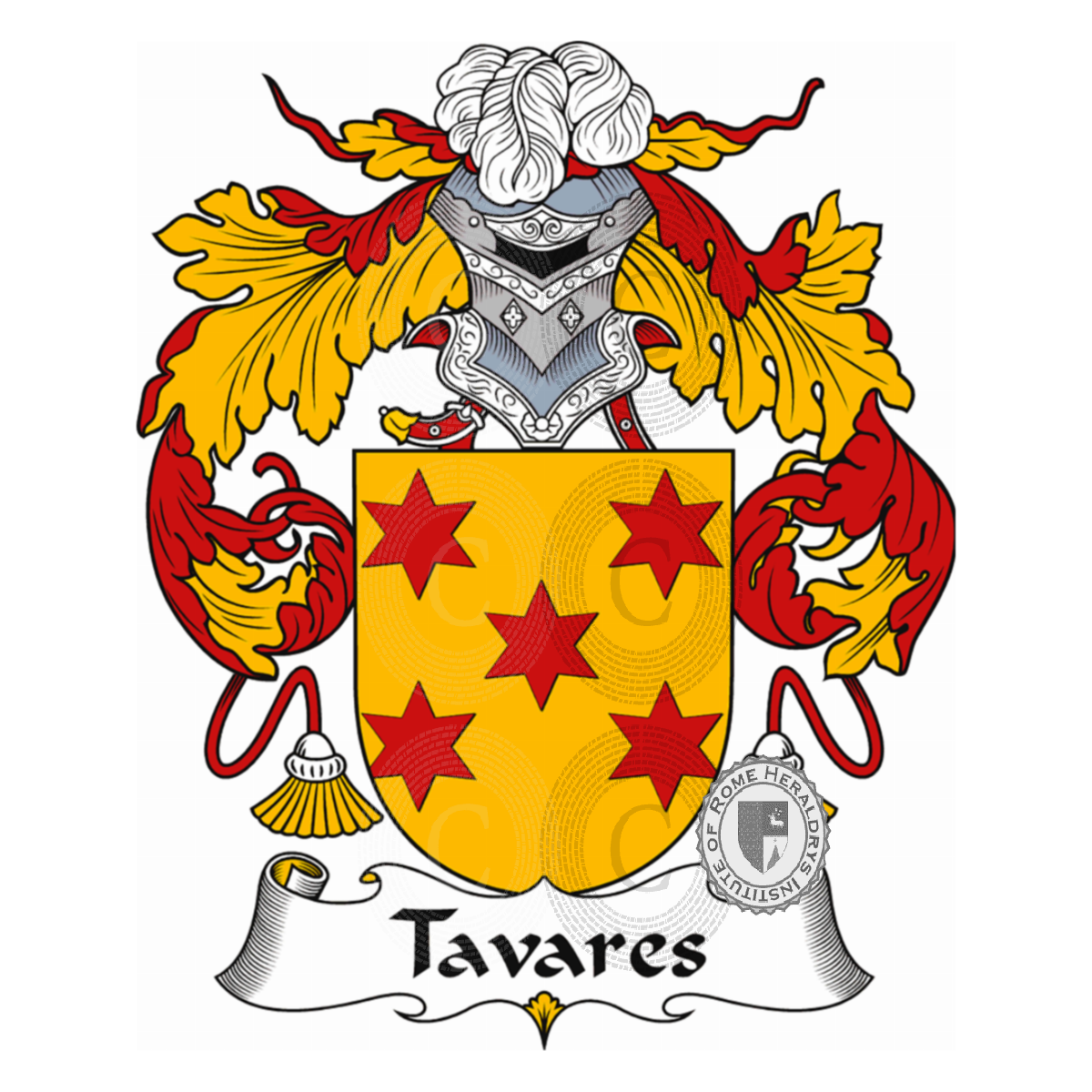 Coat of arms of familyTavares