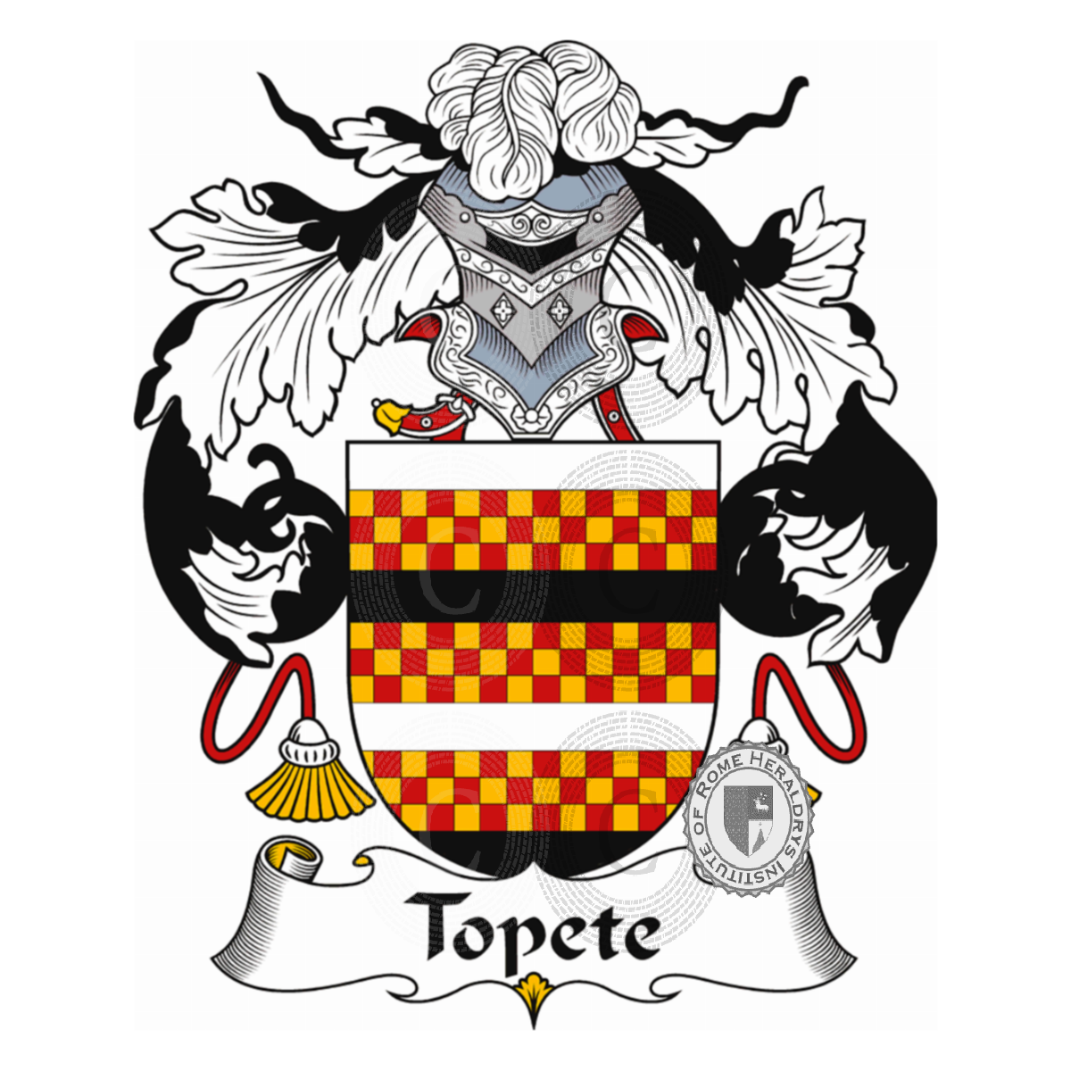 Coat of arms of familyTopete