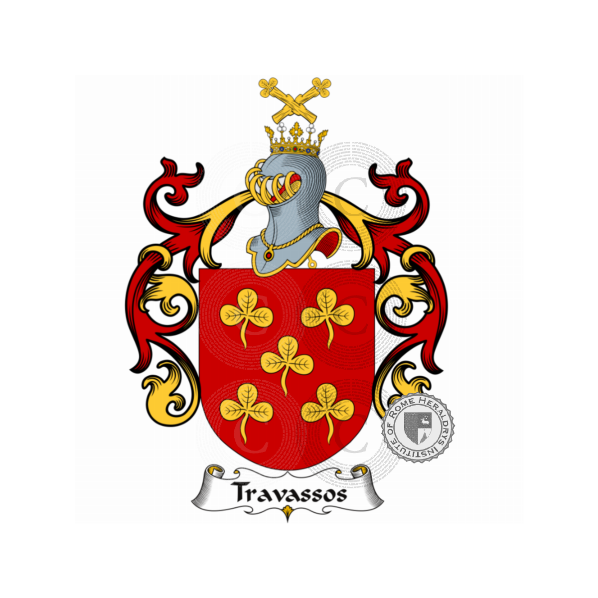 Coat of arms of familyTravassos