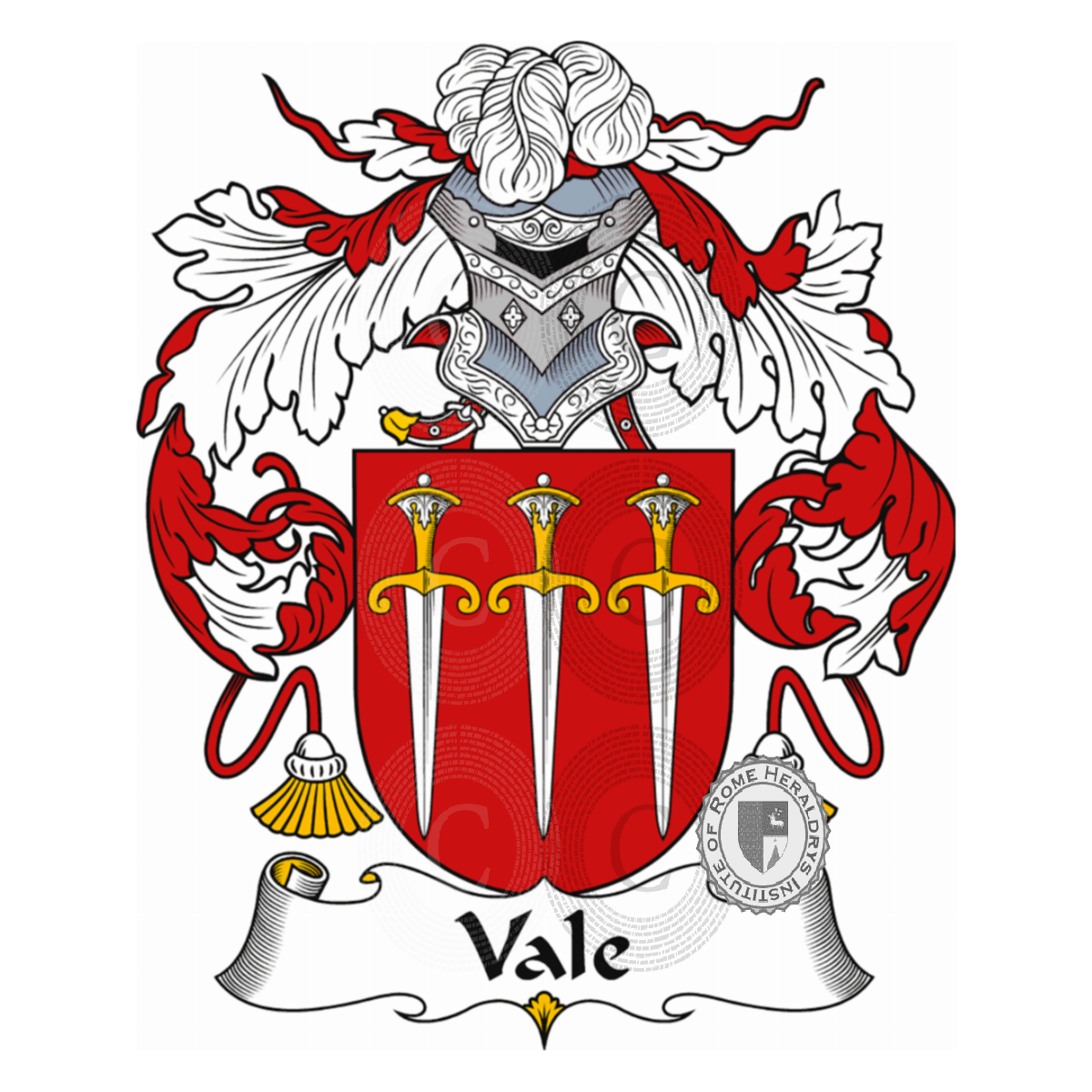 Coat of arms of familyVale