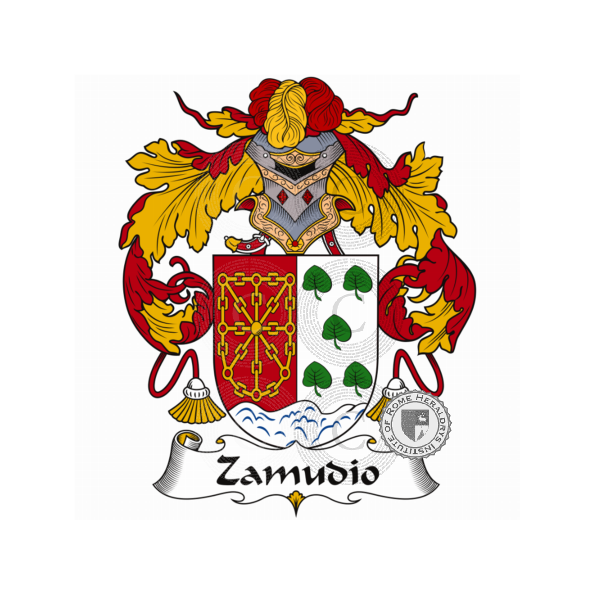 Escudo de la familiaZamudio