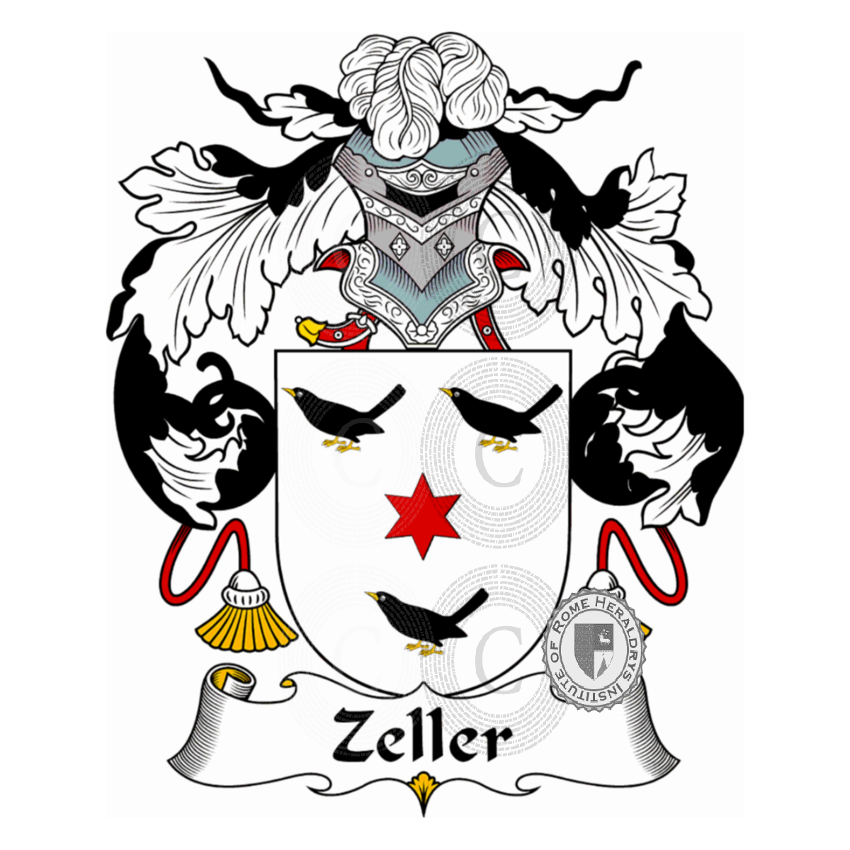 Coat of arms of familyZeller