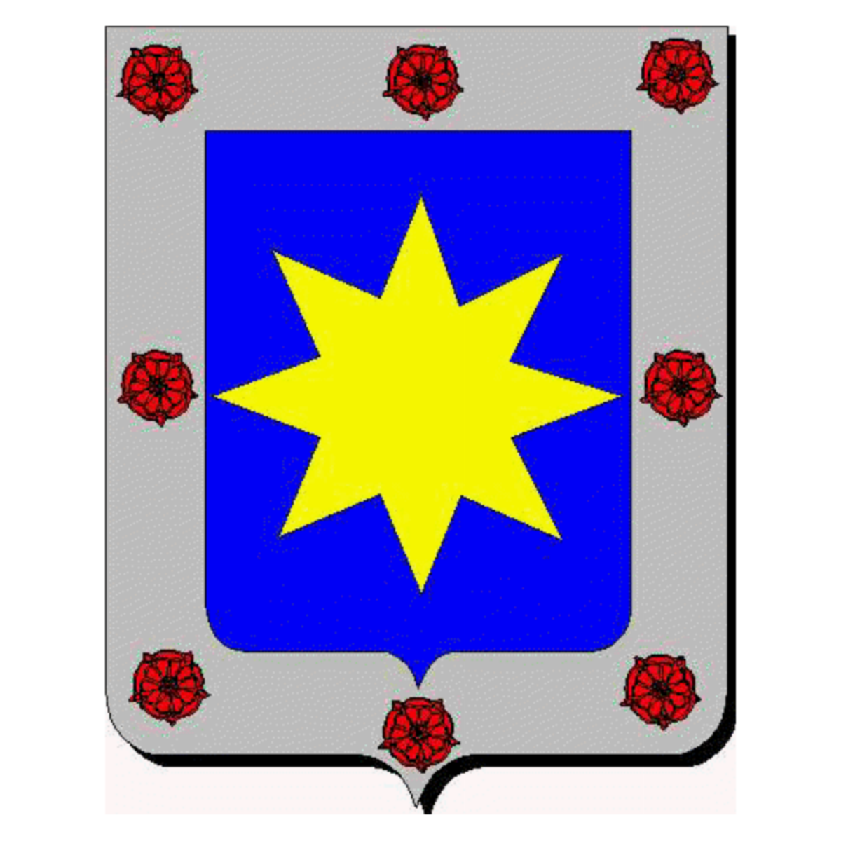 Wappen der FamilieOrtiz de Carranza