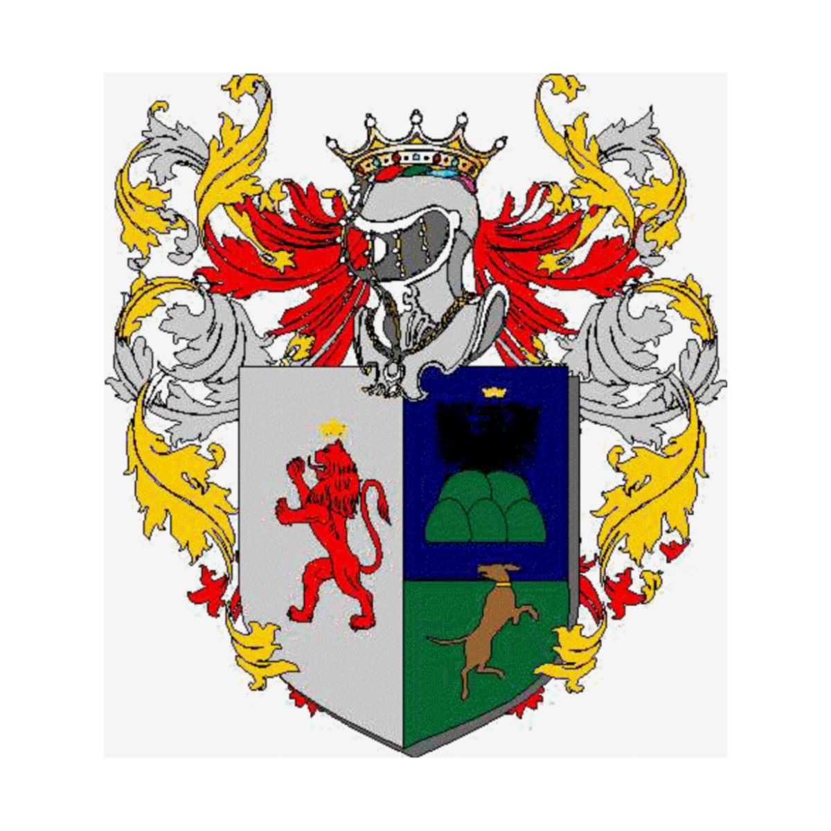Wappen der FamilieGaleotti Ottieri Della Ciaja