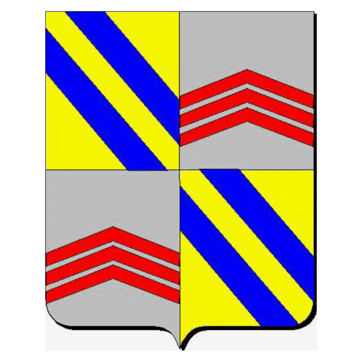 Coat of arms of familyMontornes