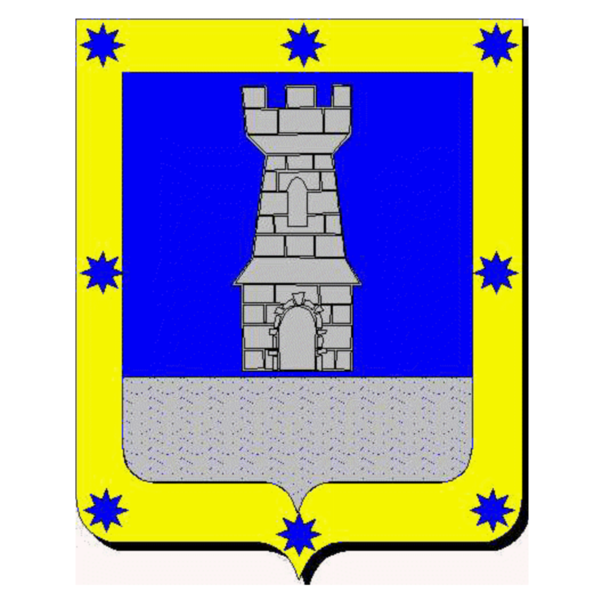 Escudo de la familiaGarcía de Huesca