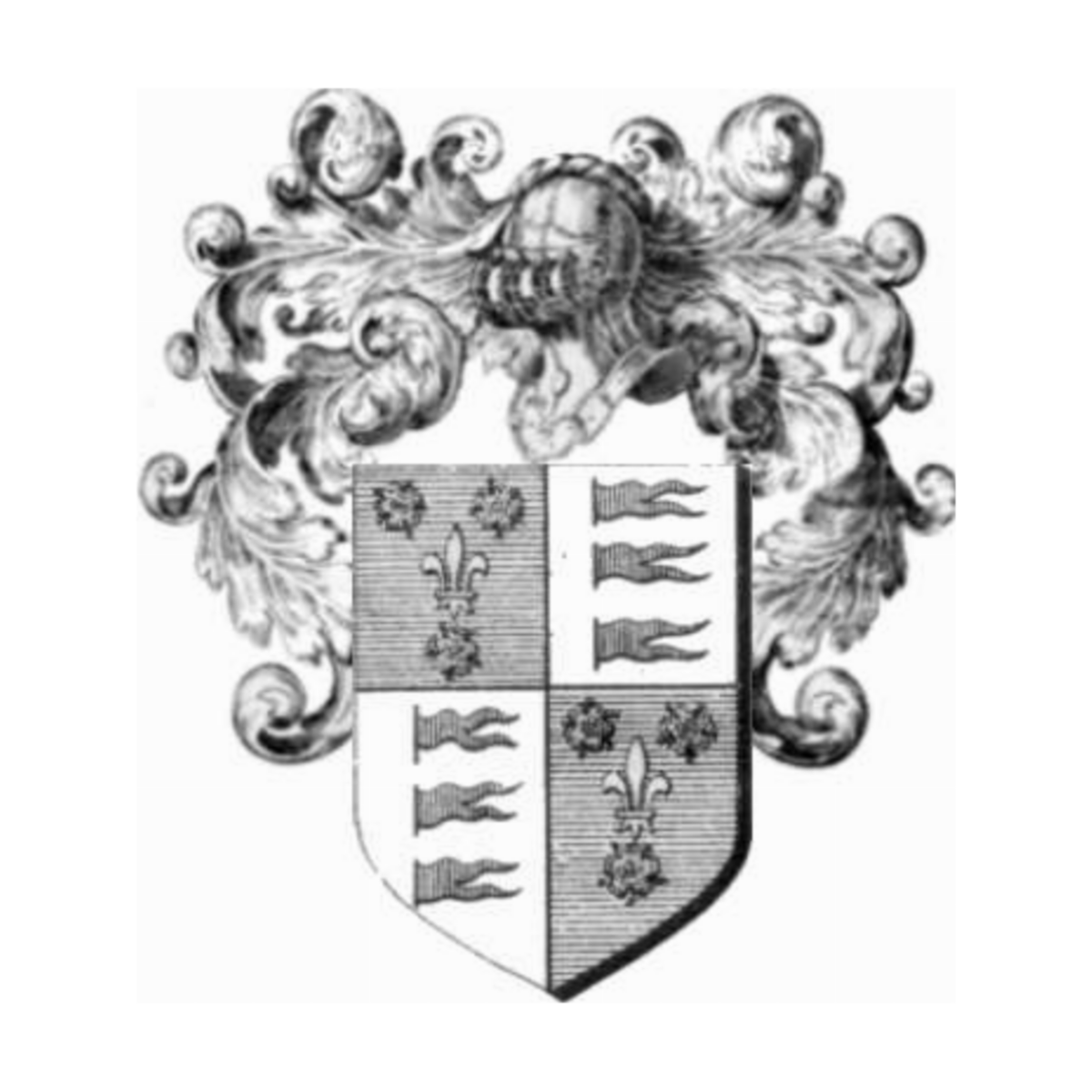 Coat of arms of familyCerizay