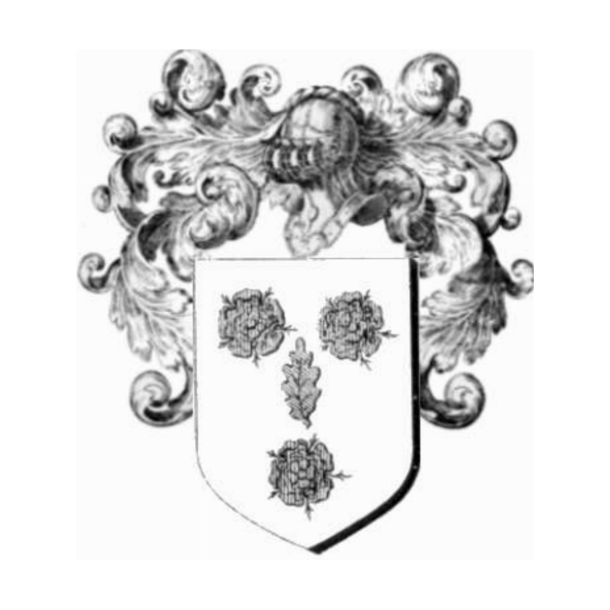 Escudo de la familiaChesnaye