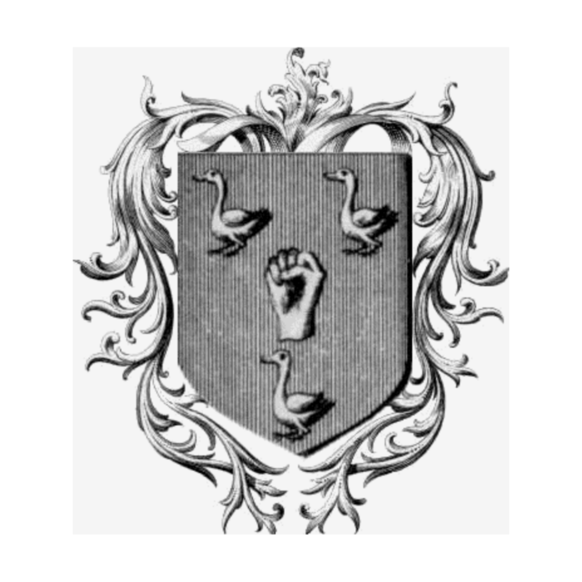 Coat of arms of familyCrespel