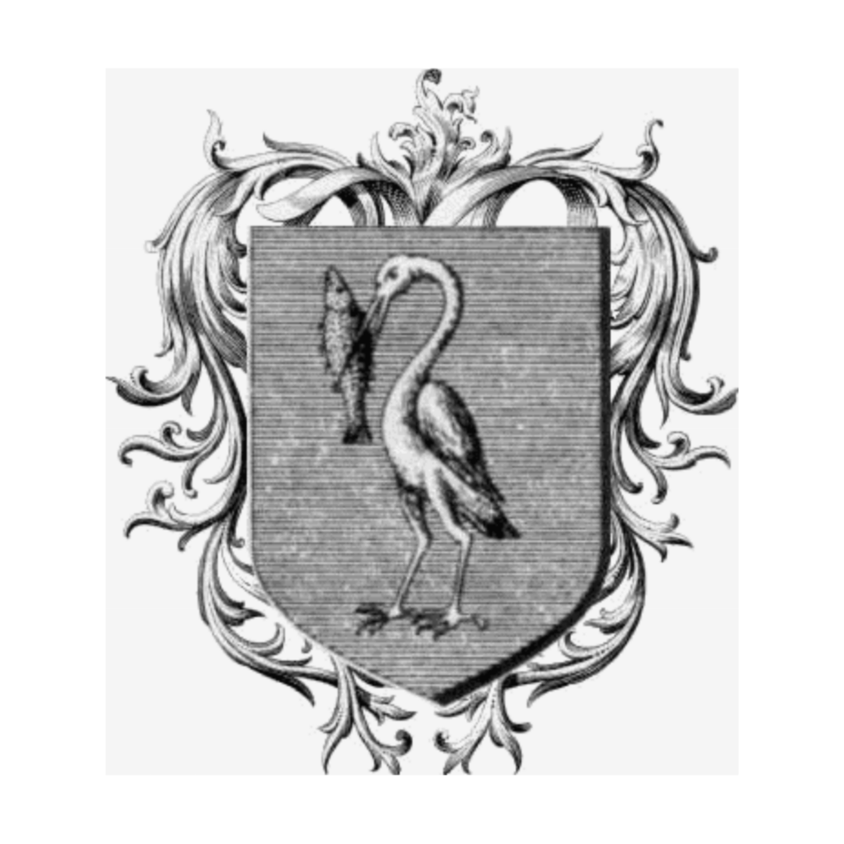 Escudo de la familiaFontenau, Fontén