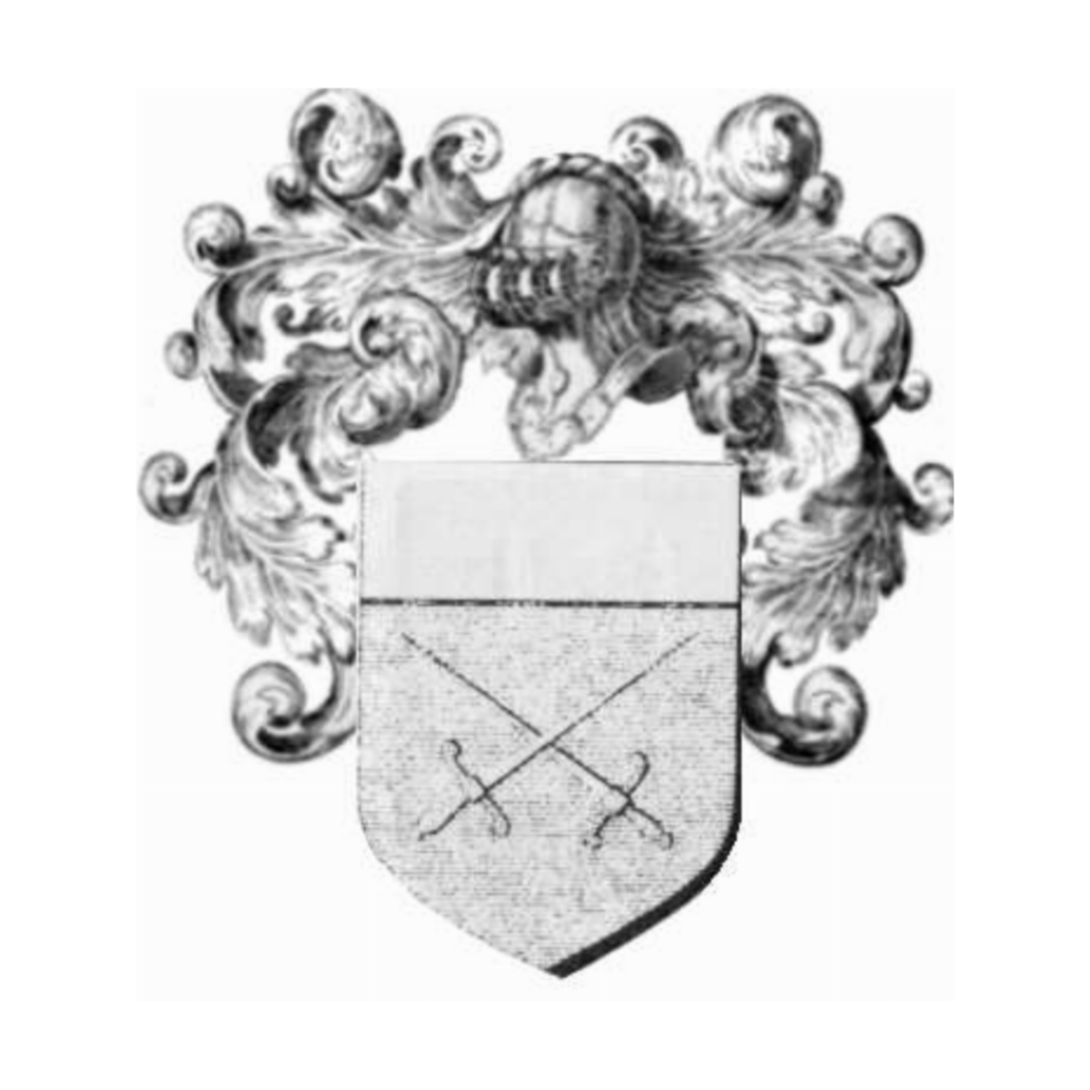 Escudo de la familiaLe Caron de Fleury
