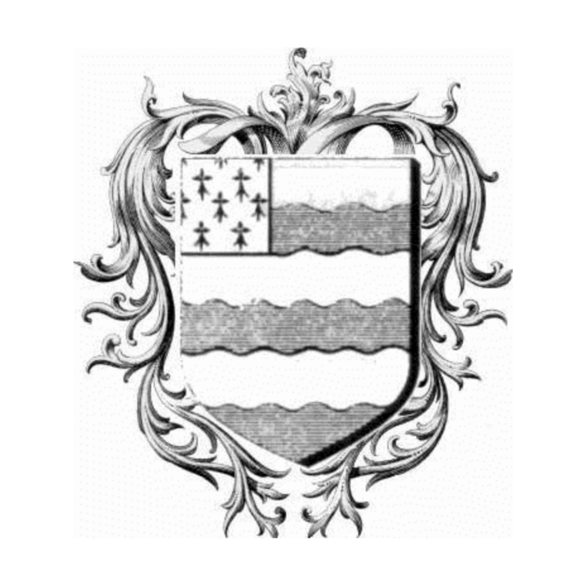 Coat of arms of familyKergadiou