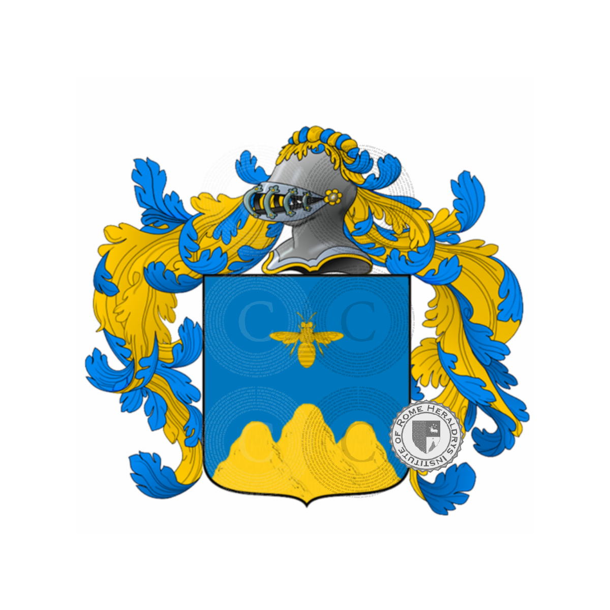 Coat of arms of familygiura (di - Roma)