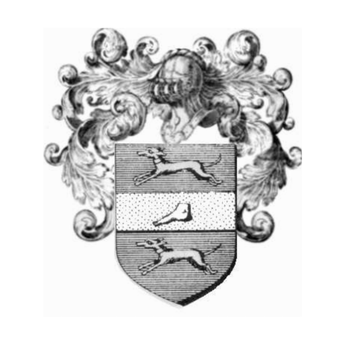 Coat of arms of familyTrebuchet