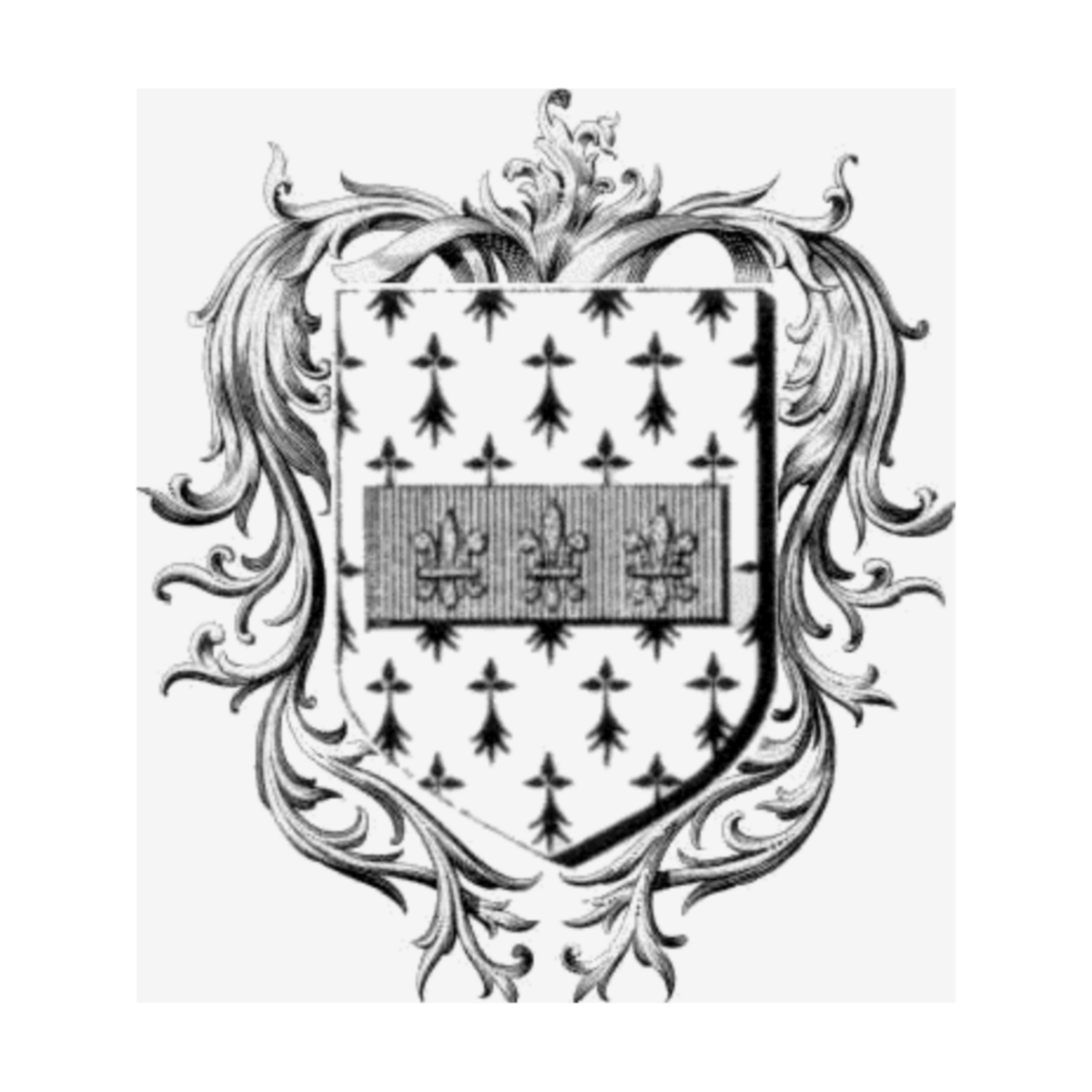 Coat of arms of familyAcigne