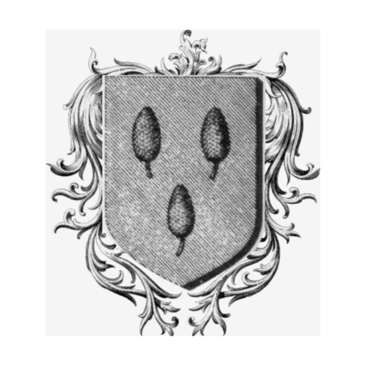 Coat of arms of familyBrandonnier