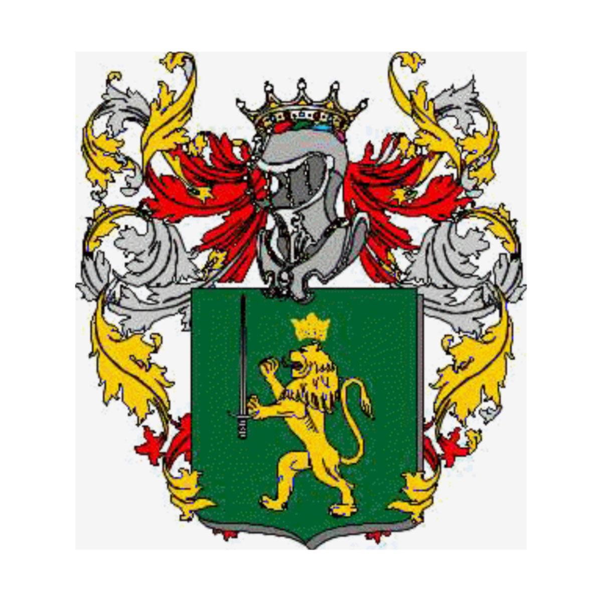 Coat of arms of family, Tesser