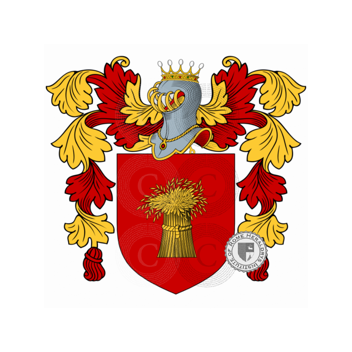 Coat of arms of familyde lo Vecchio, de lo Vecchio,del Vecchio