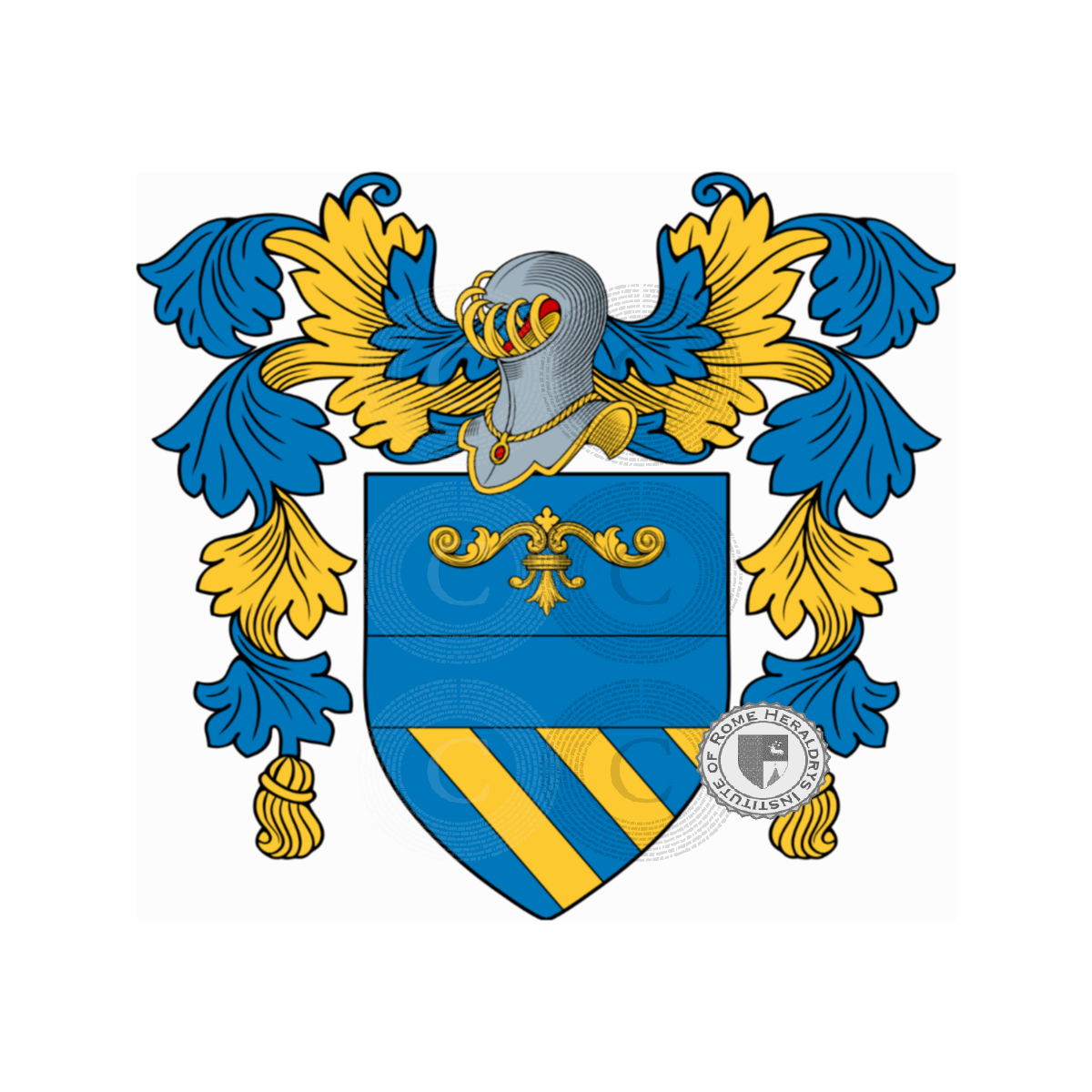 Wappen der FamilieMellini, Mellini da Basciano,Mellini da Fiesole,Mellini del Setaiolo,Mellini della Lastra,Miglini,Millini