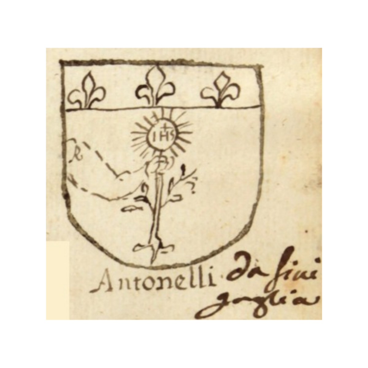 Wappen der FamilieAntonelli, Antonelli Oliva