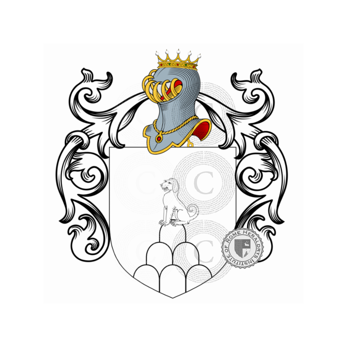 Coat of arms of familyGini, Cino