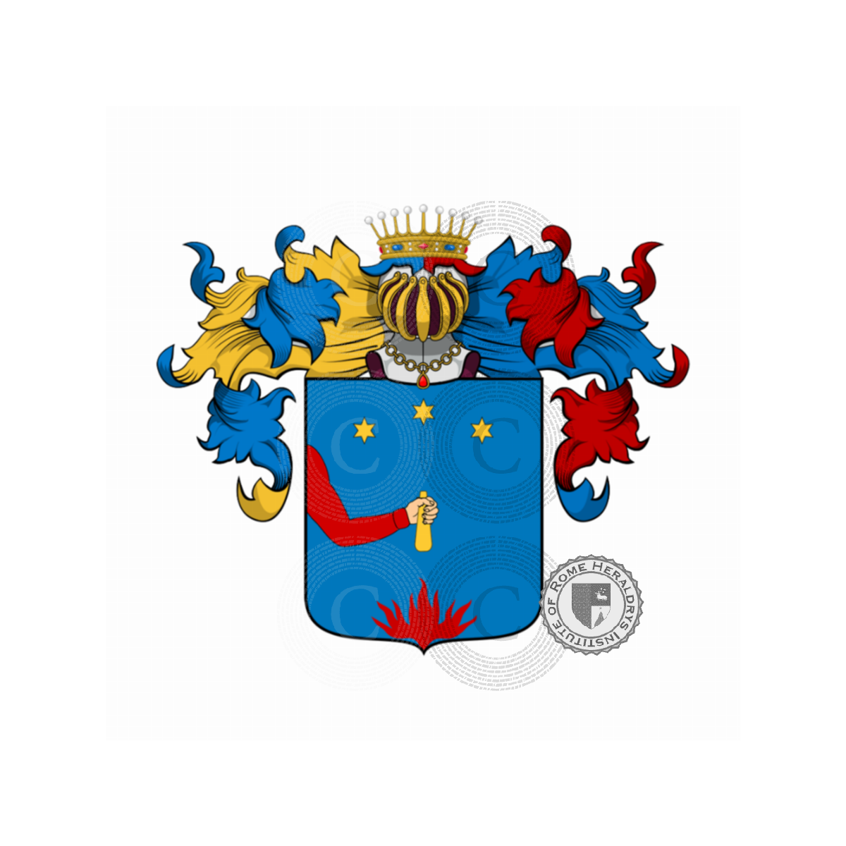 Wappen der FamilieGaiani o Guajana