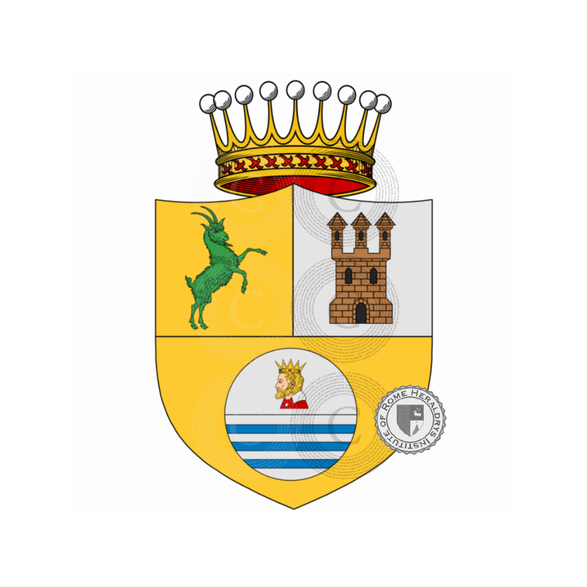 Coat of arms of familyTarabini Castellani