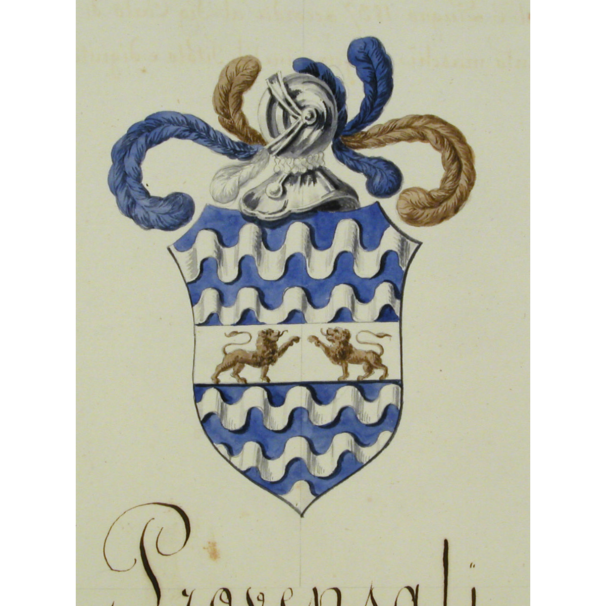 Wappen der FamilieProvenzali, Provensali