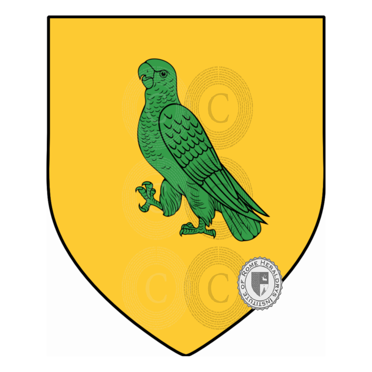 Coat of arms of familyPassarella, Passarelli,Passarello