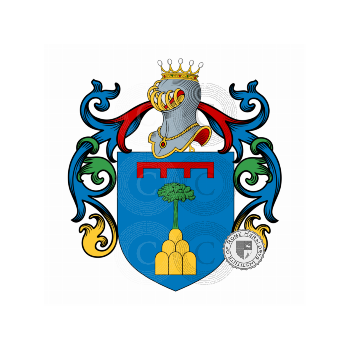 Wappen der FamiliePaolini, Paolino