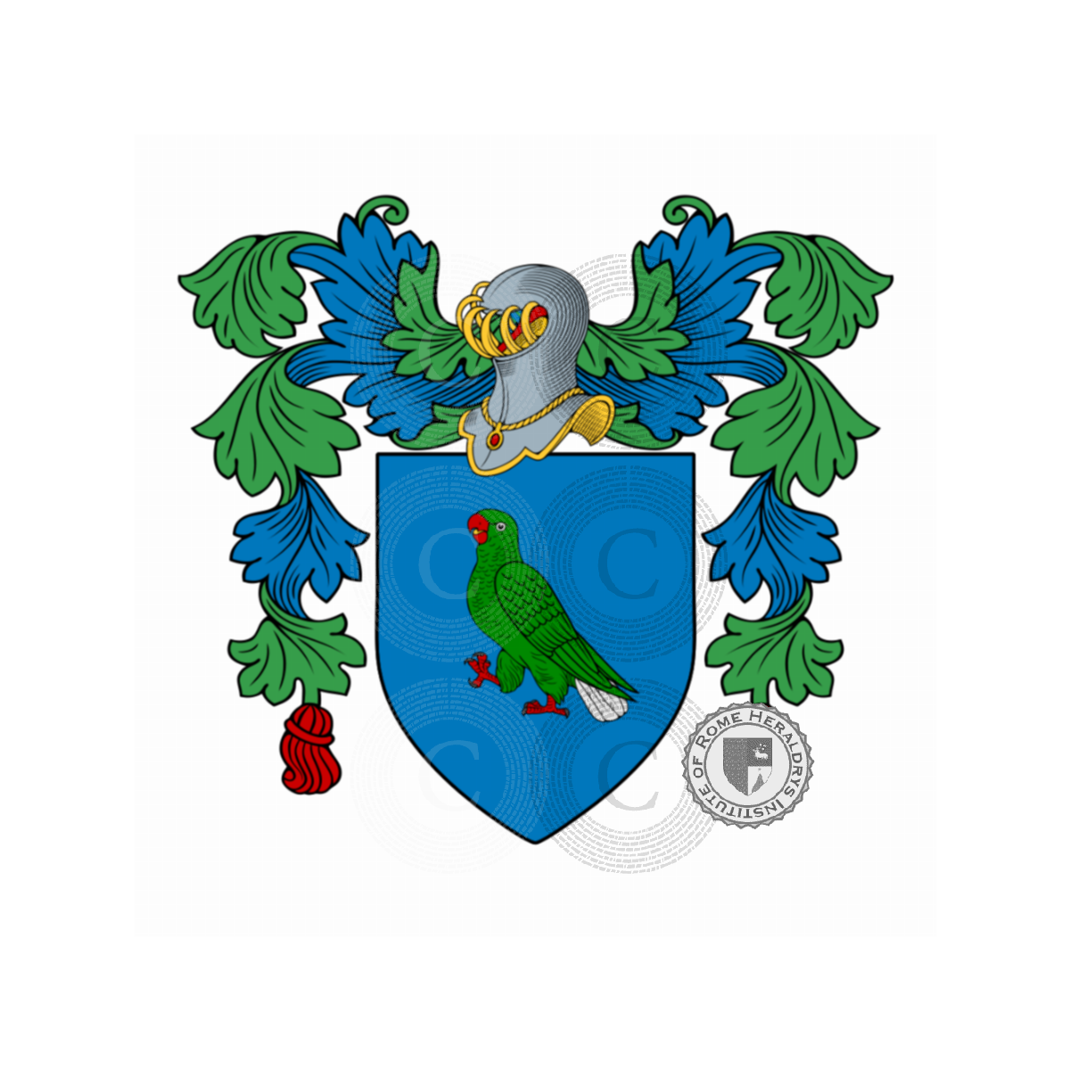 Wappen der FamiliePassarella, Passarelli,Passarello