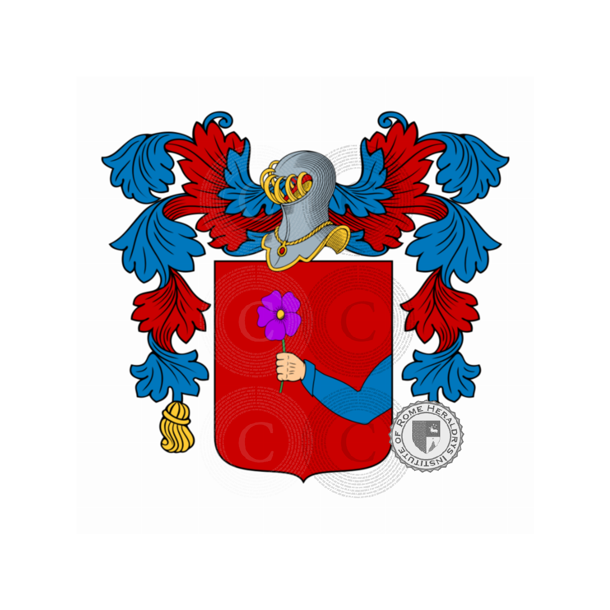 Escudo de la familiaMaghini Curti