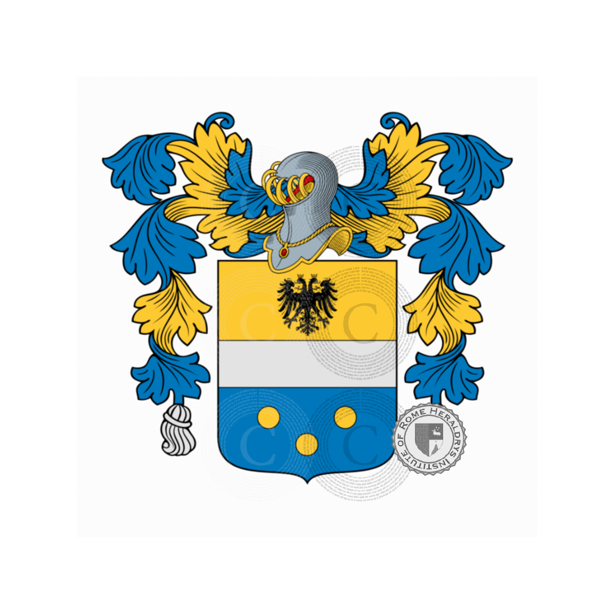 Coat of arms of familyRomanelli, Romanelli della Ferza